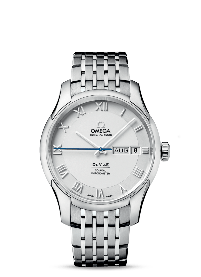 DE VILLE OMEGA CO-AXIAL ANNUAL CALENDAR 41 MM
 
 Steel on steel