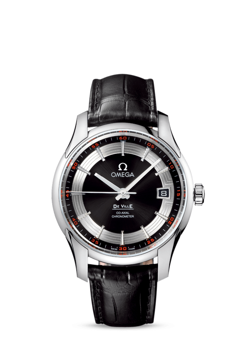 HOUR VISION OMEGA CO-AXIAL 41 MM
 
 Steel on leather strap