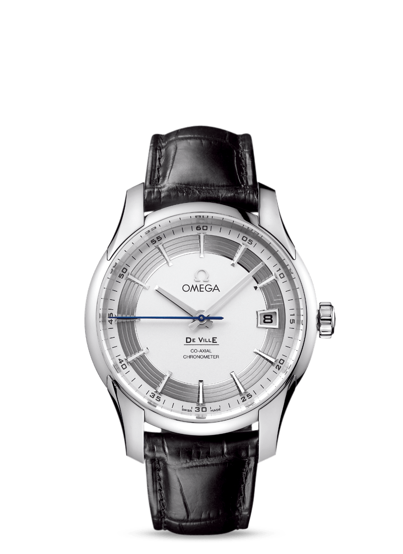 HOUR VISION OMEGA CO-AXIAL 41 MM
 
 Steel on leather strap