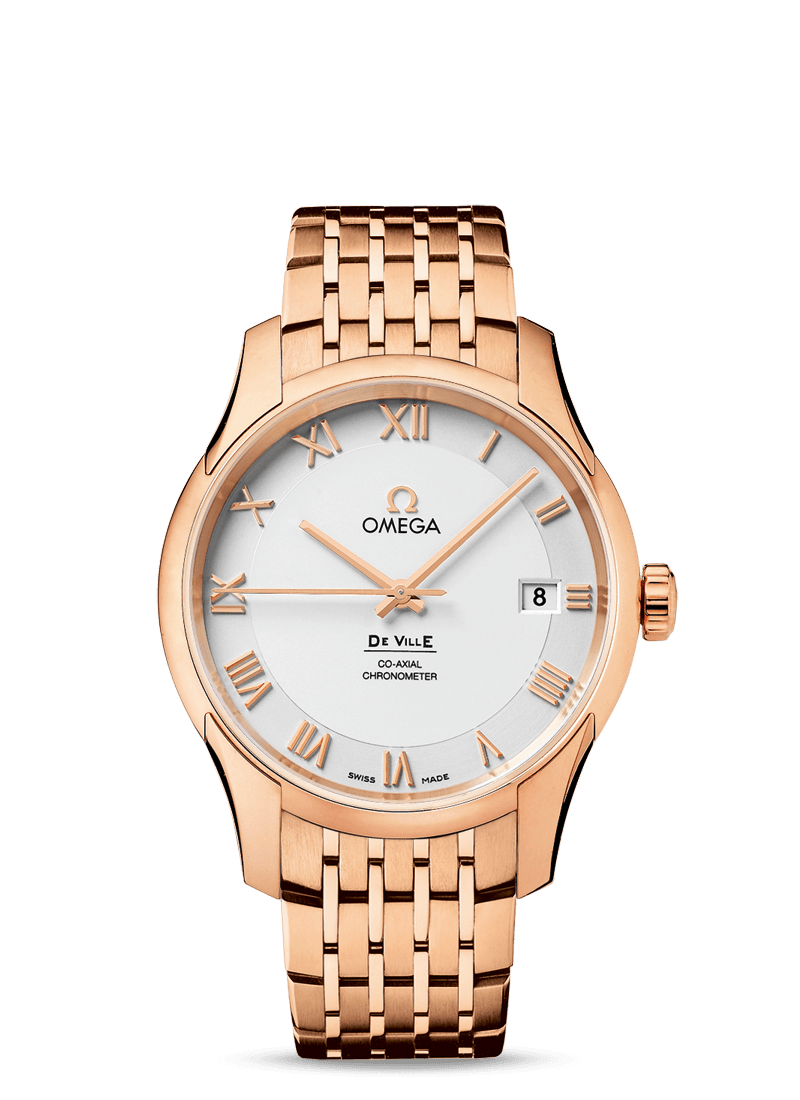 DE VILLE OMEGA CO-AXIAL 41 MM
 
 Red gold on red gold