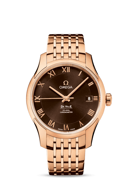 DE VILLE OMEGA CO-AXIAL 41 MM
 
 Red gold on red gold