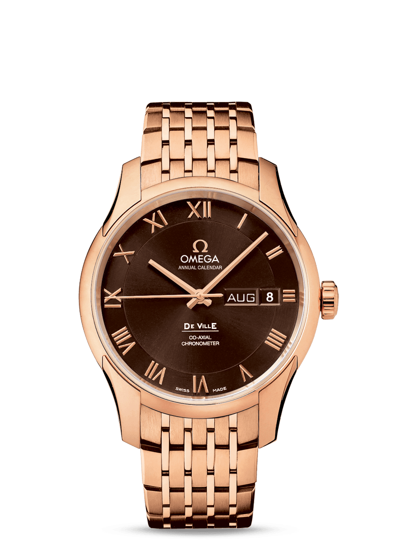 DE VILLE OMEGA CO-AXIAL ANNUAL CALENDAR 41 MM
 
 Red gold on red gold