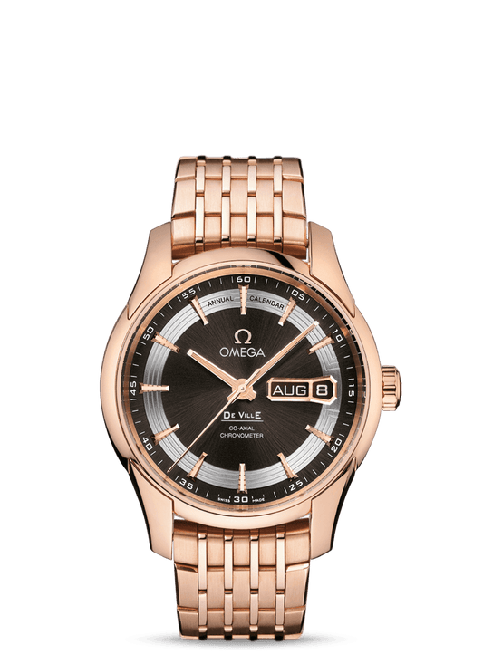 HOUR VISION OMEGA CO-AXIAL ANNUAL CALENDAR 41 MM
 
 Red gold on red gold