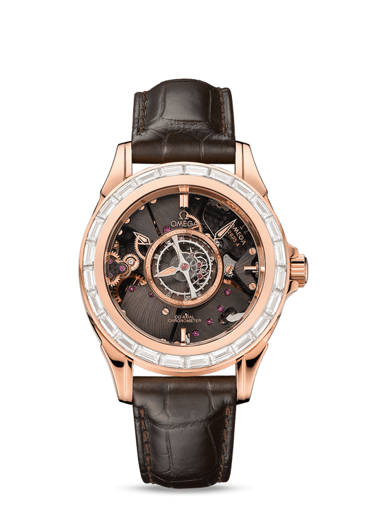 TOURBILLON CO-AXIAL LIMITED EDITION 38.7 MM
 
 Red gold on leather strap