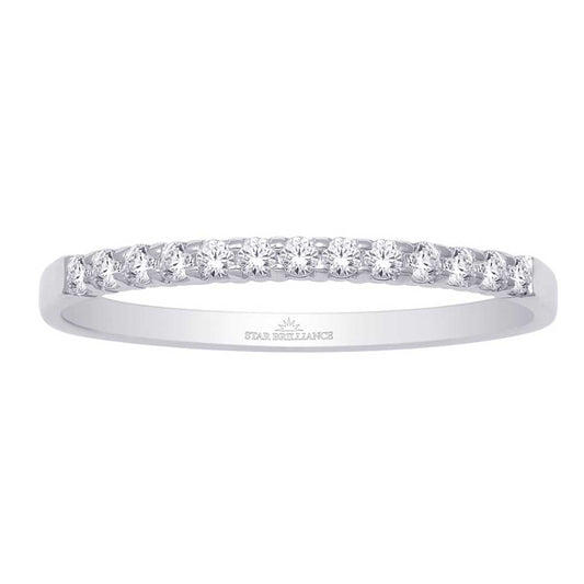 14K White Gold 1/2 ct Diamond Ladies Machine Band