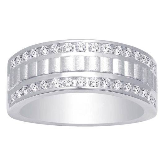 14K White Gold 1/2 ct.tw. Diamond Fashion Band
