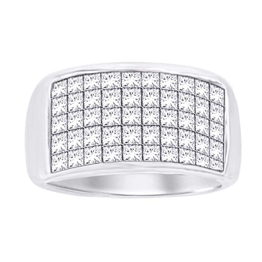14K White Gold 2 1/20 ct.tw. Diamond Band