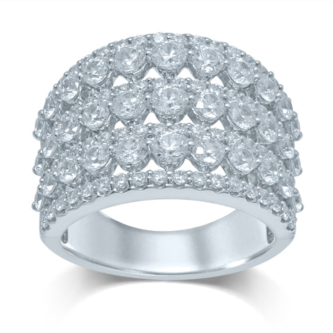 14K Yellow Gold 3 ct.tw. Diamond Band