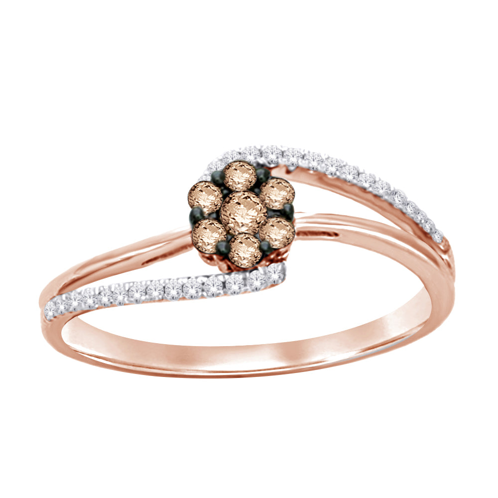 14K White Gold 1/4 ct.tw. Diamond Fashion Ring