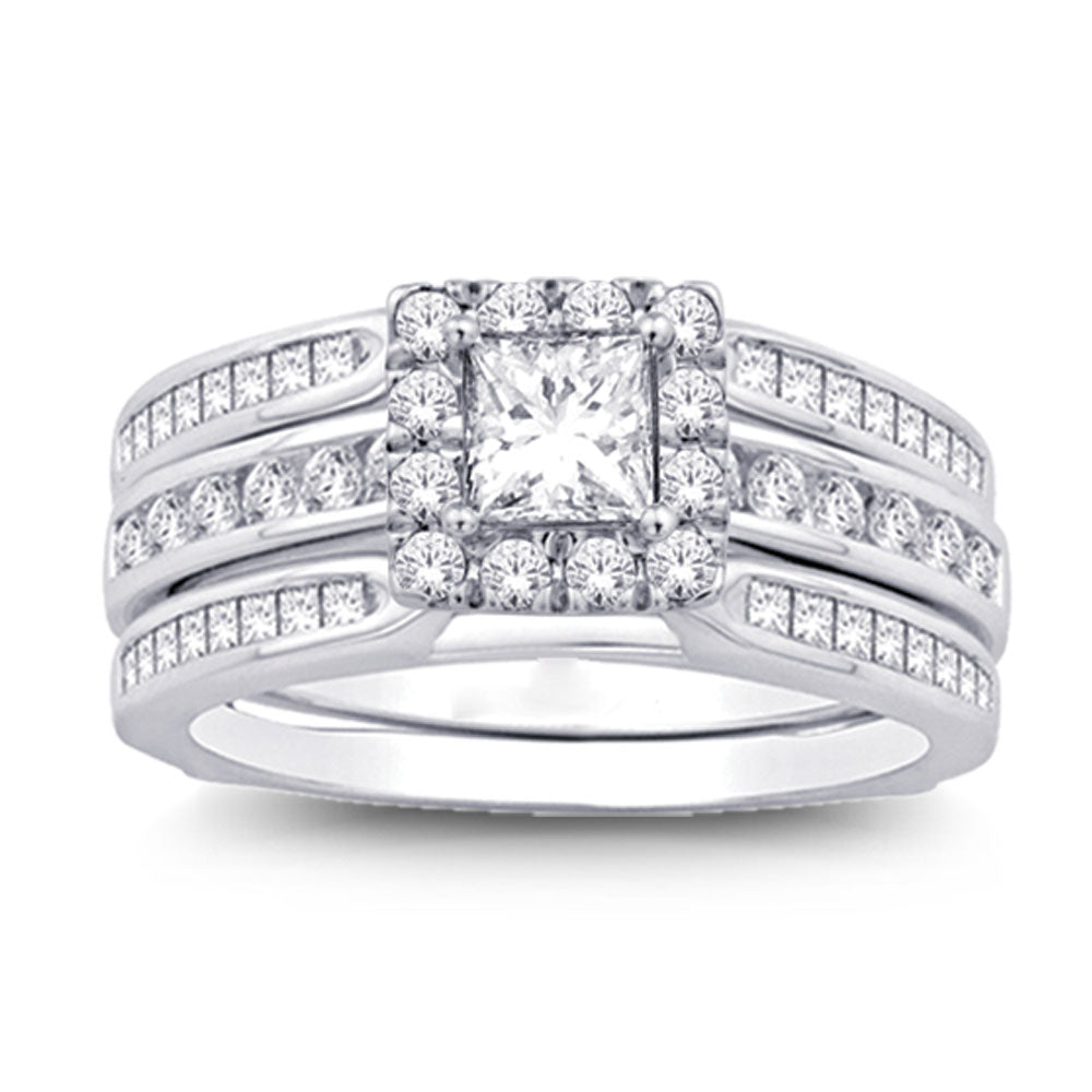 14K White Gold 1 1/10 Ct.tw Diamond Enhancer Bridal