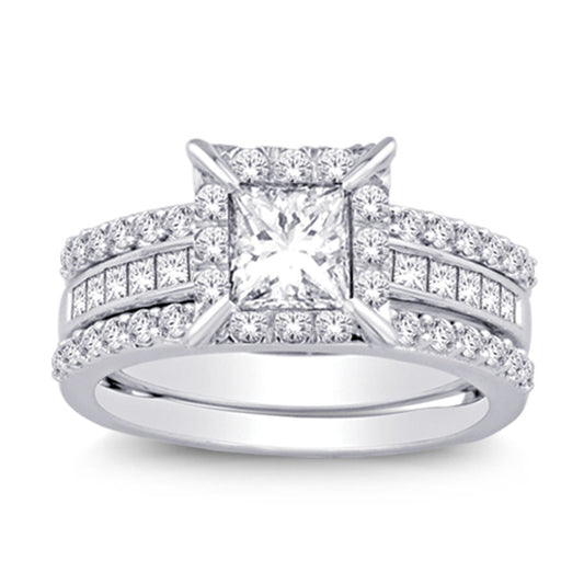 14K White Gold 1 1/4 Ct.tw Diamond Enhancer Bridal