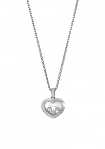 HAPPY DIAMONDS ICONS PENDANT
 18K WHITE GOLD AND DIAMONDS