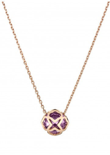 IMPERIALE COCKTAIL NECKLACE
18K ROSE GOLD AND AMETHYST