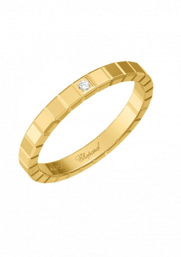 ICE CUBE RING18K YELLOW GOLD AND DIAMOND