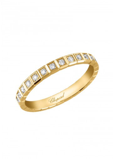 ICE CUBE RING18K YELLOW GOLD AND DIAMONDS