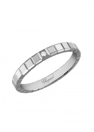 ICE CUBE RING18K WHITE GOLD AND DIAMOND