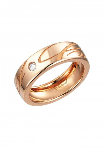 CHOPARDISSIMO RING18K ROSE GOLD AND DIAMOND