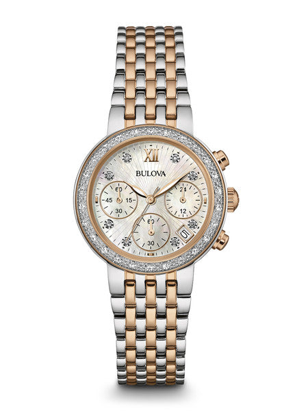 Women's Diamond Chronograph Watch