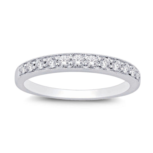 14K White Gold 1/3 Ct.tw. Diamond Band