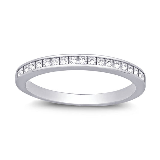 14K White Gold 2/5 Ct.tw. Diamond Band