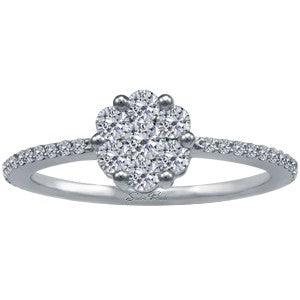 Interchangeable White Diamond Center Band