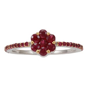 Interchangeable Ruby Center Band