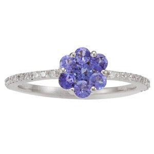 Interchangeable Tanzanite Center Band