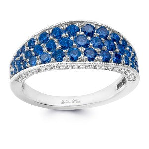Bela-lace Interchangeable Blue Sapphire Band