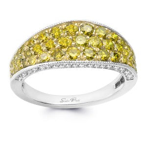 Bela-Interchangeable Yellow Sapphire Band