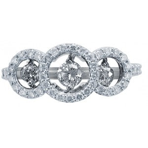 Interchangeable Emma White Diamond Band