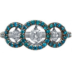 Interchangeable Emma Cafe Diamond Band