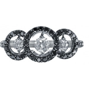 Interchangeable Emma Black Diamond Band