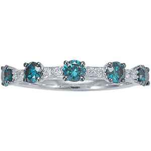 Lily Blue Diamond Interchangeable Band