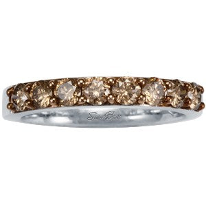 Interchangeable Cafe Diamond Single Row Band