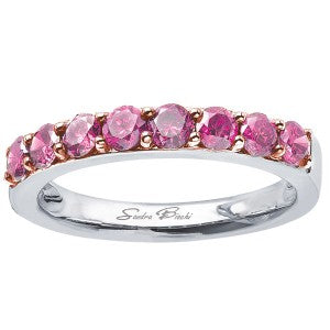 Interchangeable Pink Sapphire Band