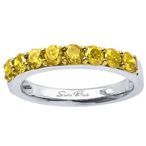 Interchangeable Yellow Sapphire Band