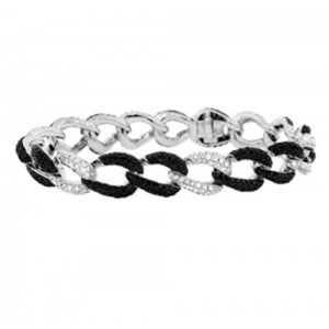 Black And White Diamond Bracelet