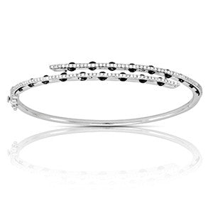 Black And White Diamond Bracelet