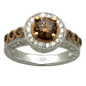 Brown Diamond Ring