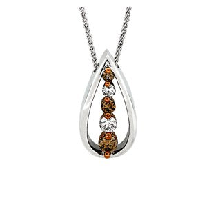 Brown Diamond Pendant