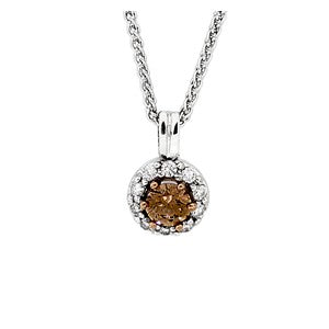 Brown Diamond Pendant