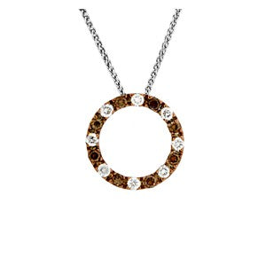 Brown Diamond Pendant