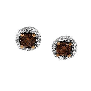 Brown Diamond Earrings