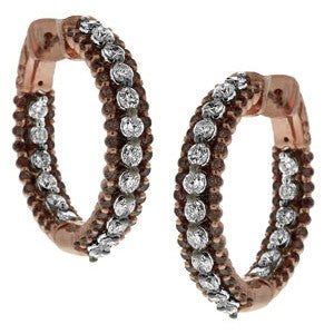 Brown Diamond Earrings