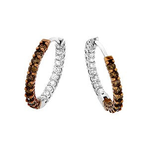 Brown Diamond Earrings