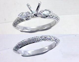 Diamond Ring Semi Mounts