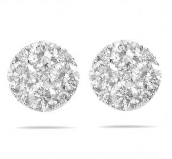 1.00 ct Round Shaped Diamond Earring