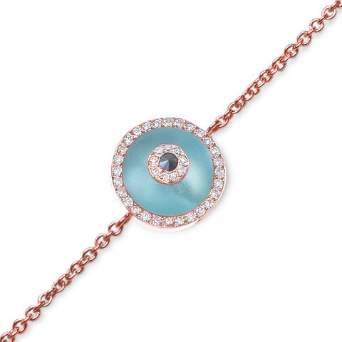 Blue Topaz Evil Eye (Small)