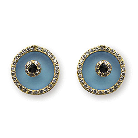 Blue Topaz Evil Eye (Medium)