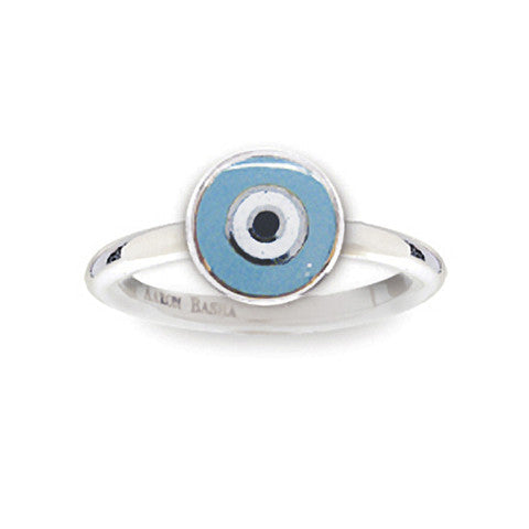 Round Evil Eye Ring